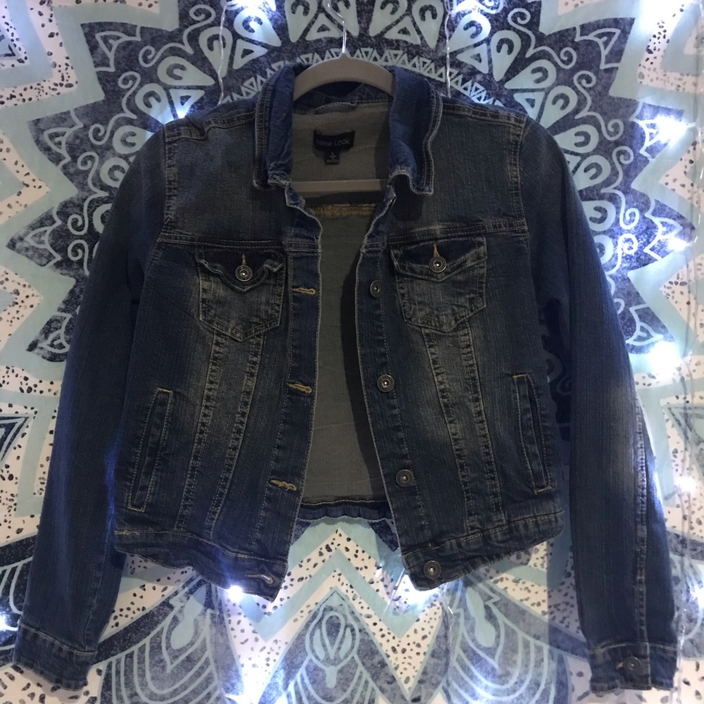 Denim Crop Jacket